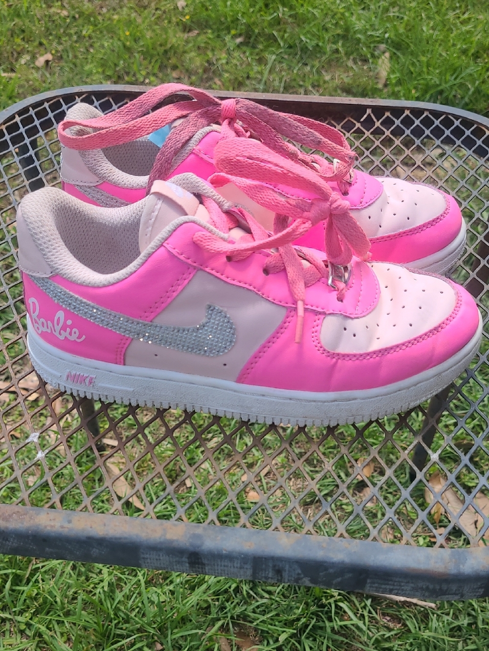 Rare Barbie Nike Air Force 1 Size 1.5y